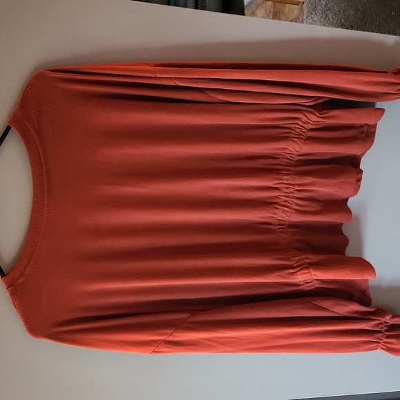 A New Day Plus Size Crewneck Super Soft Peplum Top - Picture 5 of 5